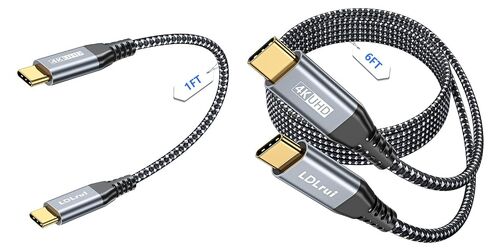 USB C Data Cable 20Gbps High-Speed Transfer, 3FT 2-Pack, USB 3.2 Gen 2x2 in Kuwait