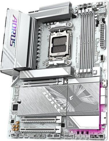 AMD 9950X3D2 Processor with GIGABYTE X870E AORUS Elite WiFi ICE Motherboard in Kuwait