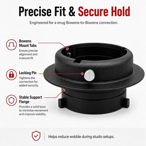 Bowens Mount Extension Ring for Studio Flash & Softbox in Kuwait
