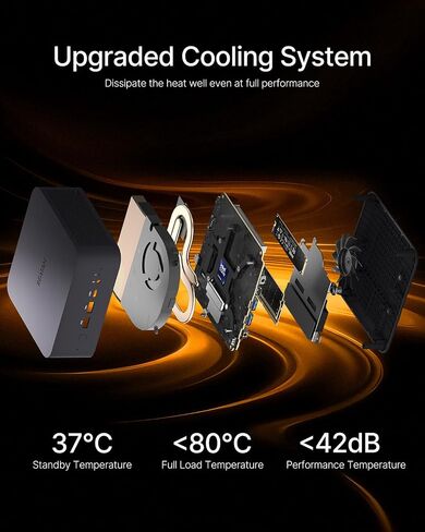 Reatan Oculink Gaming Mini PC, Ryzen 7 255(up to 4.9GHz) Barebone Mini PC in Kuwait