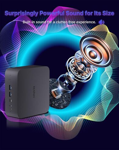 Reatan Oculink Gaming Mini PC, Ryzen 7 255(up to 4.9GHz) Barebone Mini PC in Kuwait