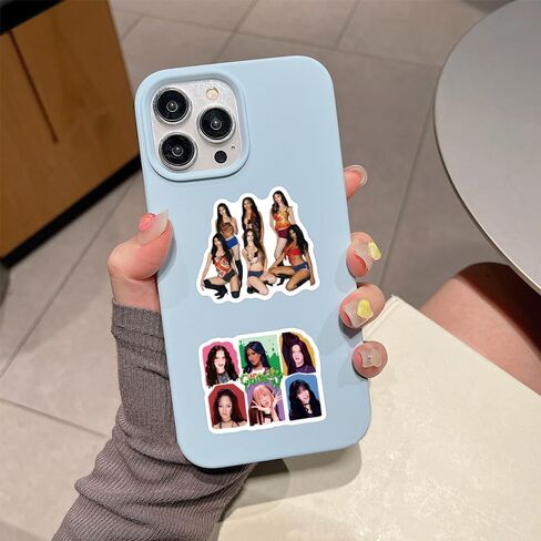 100pcs KATSEYE Stickers for Girl Water Bottle, Cool Kpop Music Vinyl Waterproof Decal for Kids Teen Adult Laptop Phone Skateboard Guitar Luggage Notebook Helmet in Kuwait
