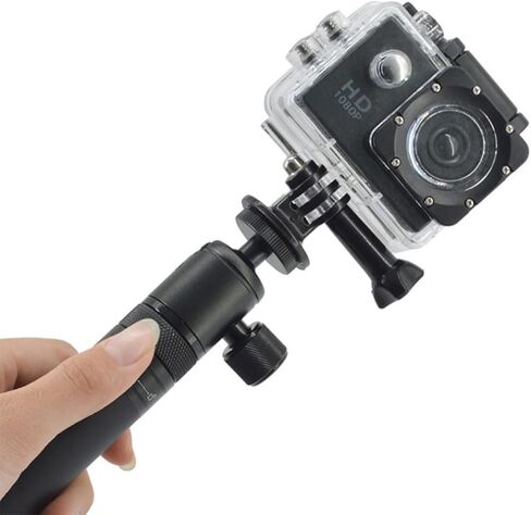 Mini Ball Head Flash Bracket Holder Mount with 1/4 Inch Screw for Camcorder and Speaker, Aluminum Alloy Material, Smooth Movement, Widely Use for Desktop Tripod Photography in Kuwait