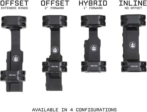 Triton Match Precision Scope Mounts - 6061-T6 Aluminum - 30 mm Offset Cantilever in Kuwait