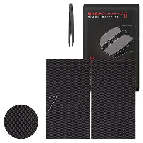 HOTLINEGAMES New 2.0 DIY Version Mouse Anti Slip Grip Tape for Gaming Mouse Skins,Sweat Resistant,Cut to Fit,Easy to Apply,Professional Mice Upgrade Kit in Kuwait