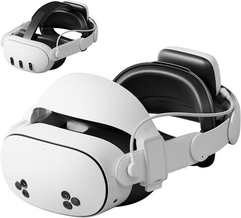 Aubika New Hybrid VR Head Strap for Meta Quest 3/3S, 2-1 Halo Elite Mode in Kuwait