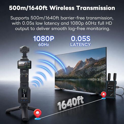 Osmo Pocket 3 Wireless HDMI Transmitter and Receiver in Kuwait