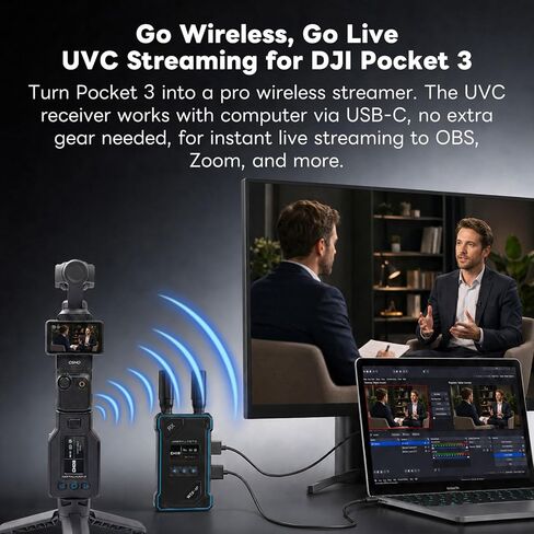 Osmo Pocket 3 Wireless HDMI Transmitter and Receiver in Kuwait