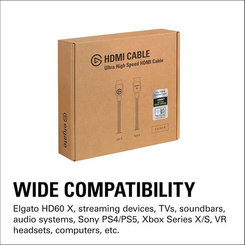 Elgato Ultra High Speed HDMI Cable, Certified 2.1 in Kuwait