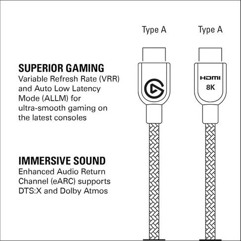Elgato Ultra High Speed HDMI Cable, Certified 2.1 in Kuwait