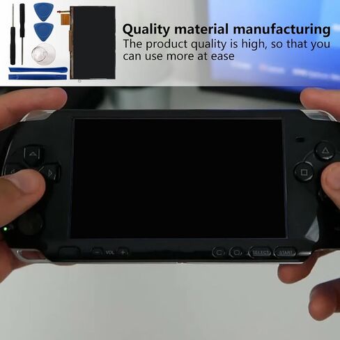 Suifaqi [Upgraded] 4.3 Inch LCD Replacement Screen with Backlight & Tool Compatible with Sony PSP 3000 3001 Slim in Kuwait