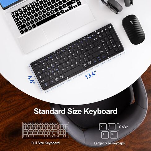 Portable Foldable Keyboard and Mouse Combo in Kuwait
