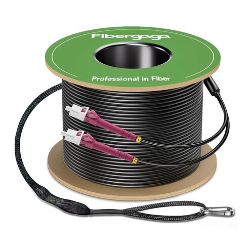 Outdoor LC to LC OM4 Fiber Patch Cable Multimode TPU, 15M(50ft) in Kuwait