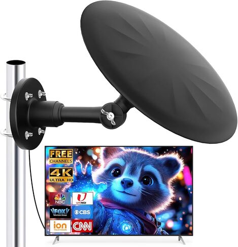 Omni-Directional Outdoor TV Antenna, Digital HD Antenna for Smart TV in Kuwait