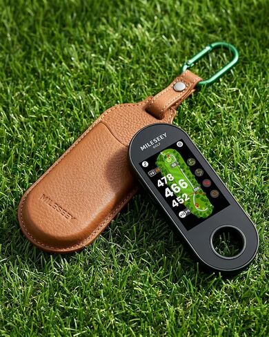 MILESEEY Heritage Leather Pouch for GeneSonic Go Golf GPS Handheld in Kuwait