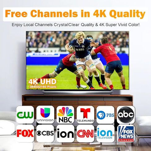 Outdoor TV Antenna for Smart TVs & Older TVs, 360° Omni-Directional HDTV Antenna for Free Local Channels, VHF UHF Digital Antenna, 4K 1080p Ready, 32.8FT Coax Cable for RV/Attic/Roof, Black (White) in Kuwait