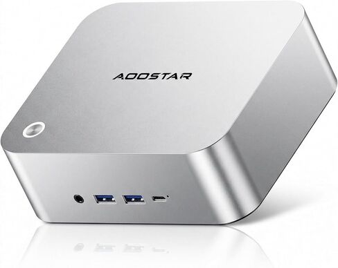 AOOSTAR MACO 470 Mini PC, AMD Ryzen AI 9 HX 470, 32GB LPDDR5-8000 RAM, No SSD, Radeon 890M, OCuLink, Dual USB4, Triple M.2, Dual 2.5G LAN, WiFi 7 in Kuwait