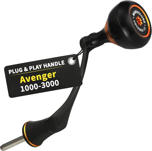 Locked-Type Power Handle (Hexagon Shaft) Compatible for Okuma Ceymar Avenger Inspira Helios Epixor XT Spinning Fishing Reels (Not for Ceymar HD) in Saudi Arabia
