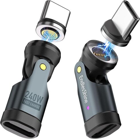 Magnetic USB C Adapter, 240W PD Fast Charging in Kuwait
