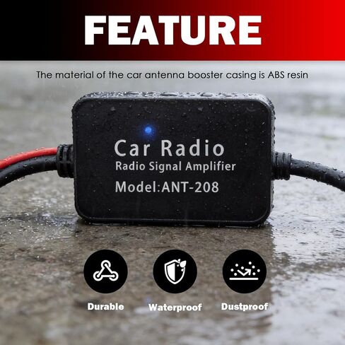 12V Car Antenna Booster with 25dB Signal Amplifier in Kuwait