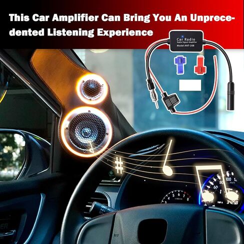 12V Car Antenna Booster with 25dB Signal Amplifier in Kuwait