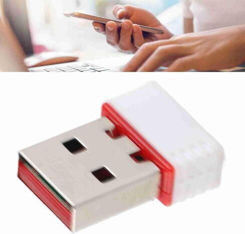 Wireless Dongle Adapter with Strong System Compatibility Easy to Carry for XP Desktop in Kuwait