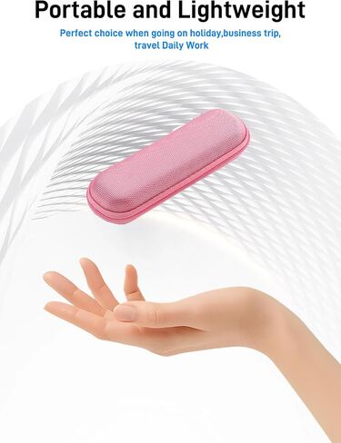 Shockproof Hard Carrying Case for YIVIDA L359 AI Digital Voice Recorder,Premium EVA Protective Hard Case, Durable Shockproof Organizer Bag with Wipe-Clean Exterior,Pink in Kuwait