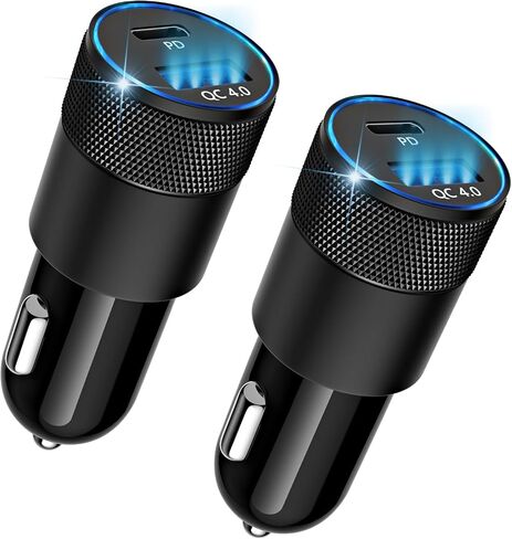iPhone 15/16 Car Charger, 48W 2-Port Fast USB C Car Charger Fast Charging in Kuwait