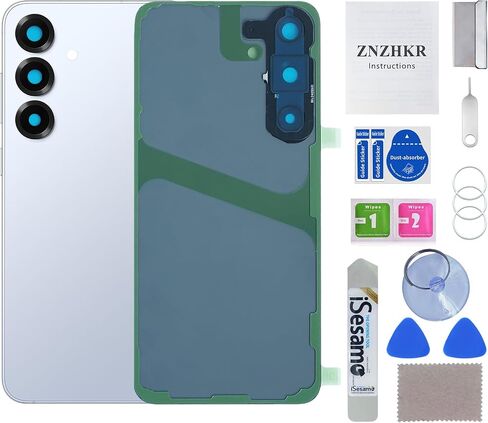 Back glass replacement for Samsung Galaxy S25+(6.7 inches,Silver Shadow) in Saudi Arabia
