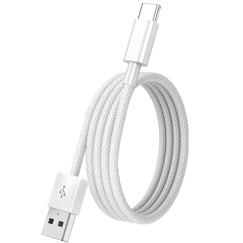 Car CarPlay USB A to USB C Woven Cable for iPhone 17 Air 16 15 Pro Max-3 Ft in Kuwait