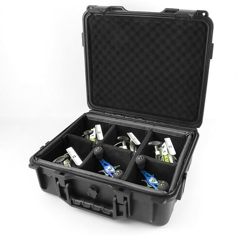 Fishing Reels Storage Case,Tackle Accessories Storage Handcase,Black,Medium in Kuwait