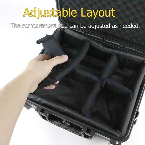 Fishing Reels Storage Case,Tackle Accessories Storage Handcase,Black,Medium in Kuwait