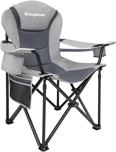KingCamp Oversized Camping Chairs, 550lb Heavy Duty with Lumbar Support in Kuwait