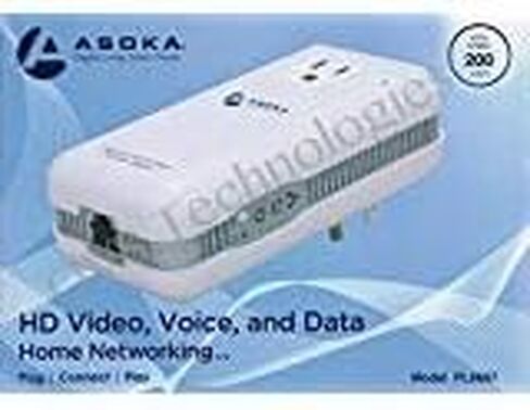 PlugLink ETH-200 Mbps HomePlug Powerline Ethernet Adapter - 9667 with Home Plug Passthrough in Kuwait