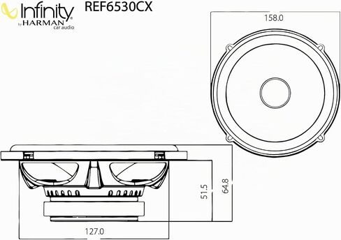 Infinity Reference 6530CX 6-1/2" Component Speaker System in Saudi Arabia