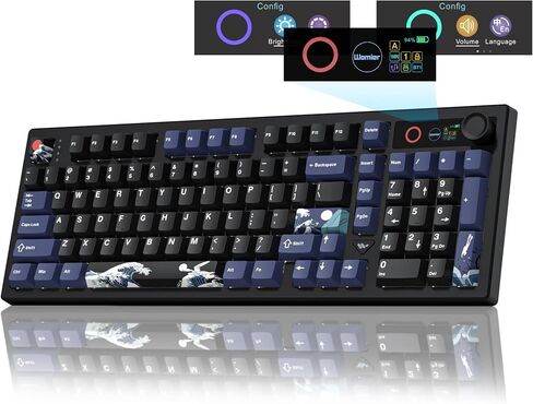 L98 Wireless Mechanical Gaming Keyboard with Smart Display & Knob in Kuwait