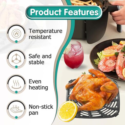 8QT Air Fryer Grill Plate for Gourmia GAF838 GAF856 GAF826 Air Fryers in Kuwait