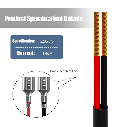 2 PCS Trail Camera Power Cord,5.5x2.1mm DC External Power Cable Compatible with Spypoint,Stealth Cam,Moultrie,Muddy Trail Camera,5.5x2.1mm DC Plug in Saudi Arabia