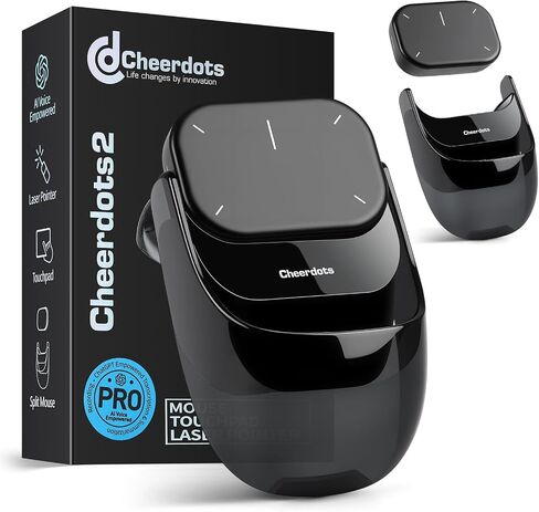 2026 Upgraded AI Voice Mouse - Wireless Air Mouse with AI Voice Assistant, 12 Languages Translation, Meeting Transcription & Summary - Detachable Computer Mouse, Presentation Clicker for Laptop in Kuwait