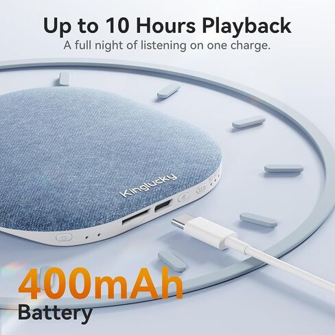 Kinglucky Upgrade F50 Under Pillow Speaker for Sleeping, Blue in Kuwait