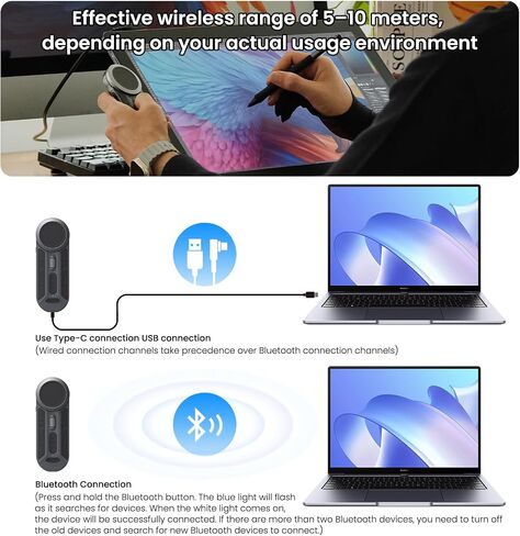 DIGIDRAW K30 Wireless Remote Controller with Dual Dial & 11 Custom Keys in Kuwait