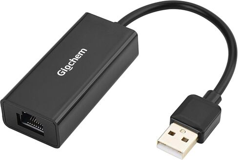 USB 2.0 to ethernet Adapter USB to RJ45 Supporting 10/100 Mbps Ethernet Network for Window/Mac OS, Surface Pro/Linux in Kuwait