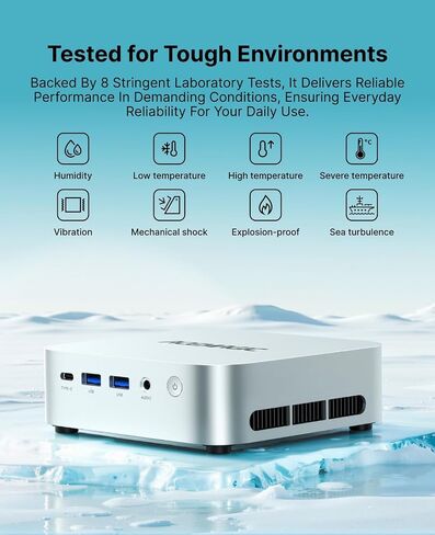 ACEMAGIC K1 Mini PC AMD Ryzen R2544 (4C/8T Up to 3.7GHz) 8GB DDR4 256GB SSD in Kuwait