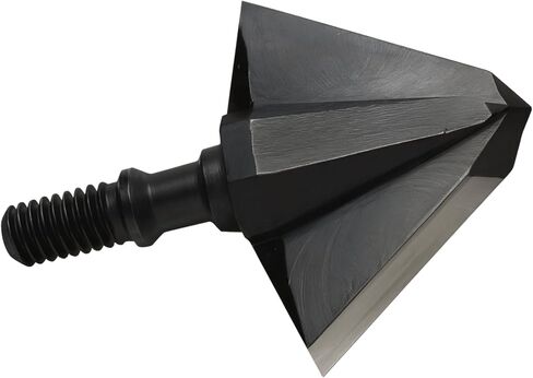 Tooth Of The Arrow Broadheads - 100/125 Grain - 1-Inch Single Bevel Broadhead - 100% USA Made - Broadhead for Crossbow and Compound Bow - Fixed Blade - 3 Pack in Saudi Arabia