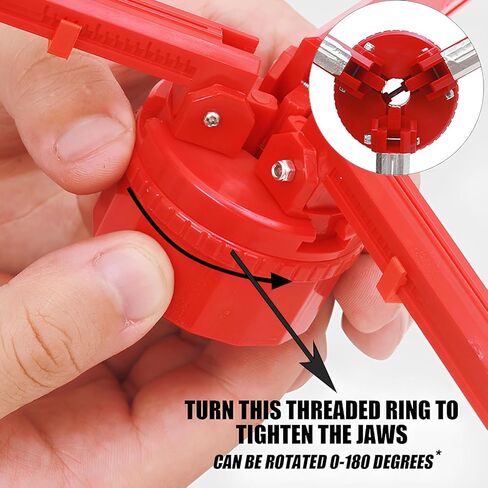 Archery Fletching Jig & Remover Kit-Adjustable Helix Tower Arrow Fletching Tool with Scale for DIY Arrow Vanes Feather & Crossbow Bolts in Kuwait
