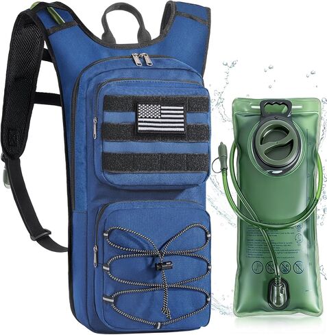 Tactical Hydration Backpack with 3L Water Bladder, Molle Water Pack in Kuwait