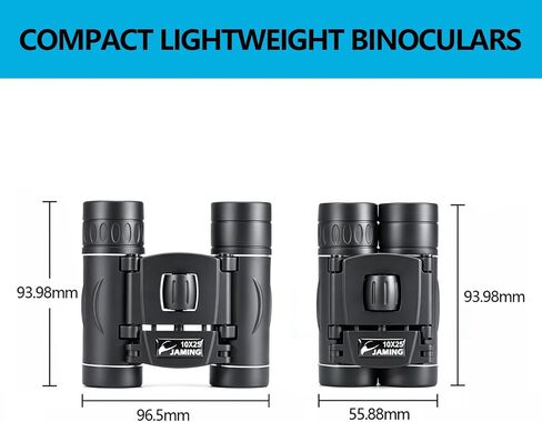 M.A.K 10x25 Compact Binoculars HD Lens Lightweight Mini Pocket Telescopes in Kuwait