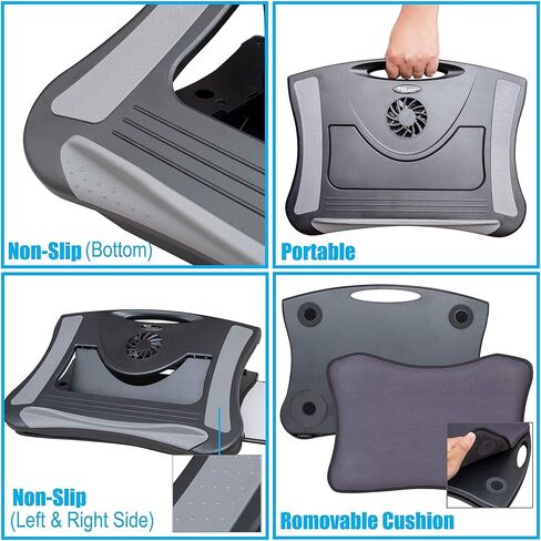 MAX SMART Laptop Stand with Detachable Mouse Pad and Clamp on Cup Holder in Kuwait