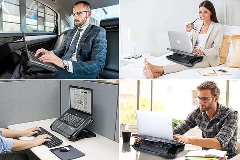 MAX SMART Laptop Stand with Detachable Mouse Pad and Clamp on Cup Holder in Kuwait