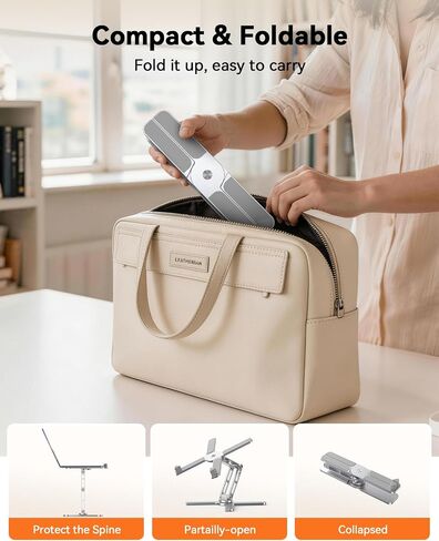 TECKNET Laptop Stand,360°Rotating Base,Adjustable Ergonomic Design in Kuwait